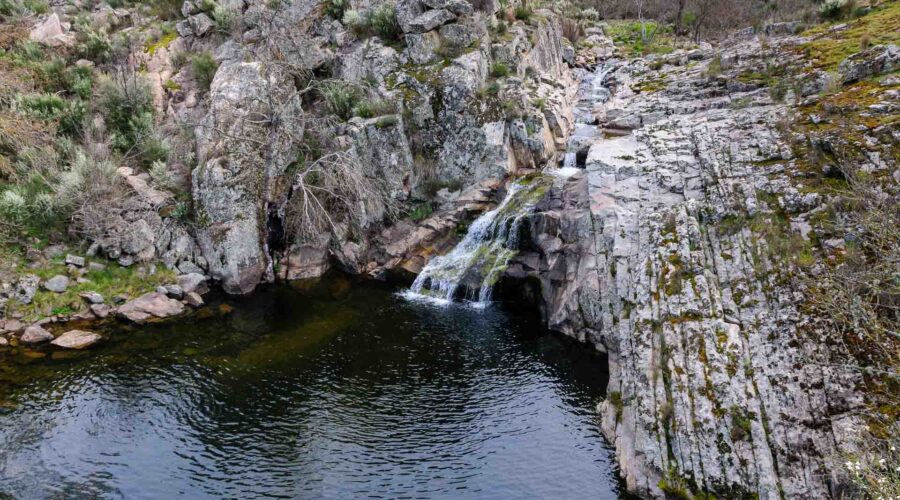 Waterfall - Ermo das Águias rewilding area